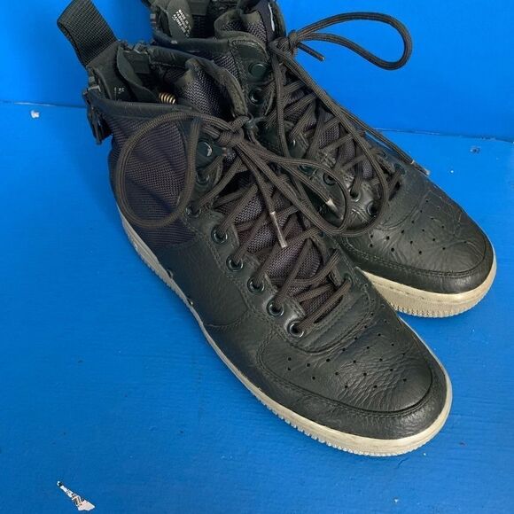 Nike Special Forces Air Force 1 SF AF1 Mid Green Womens Shoe Size  8 AA3966-300 - Picture 4 of 12